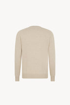 Girocollo 4 Fili in Puro Cashmere Avena