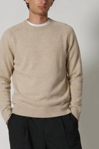 Girocollo 4 Fili in Puro Cashmere Avena