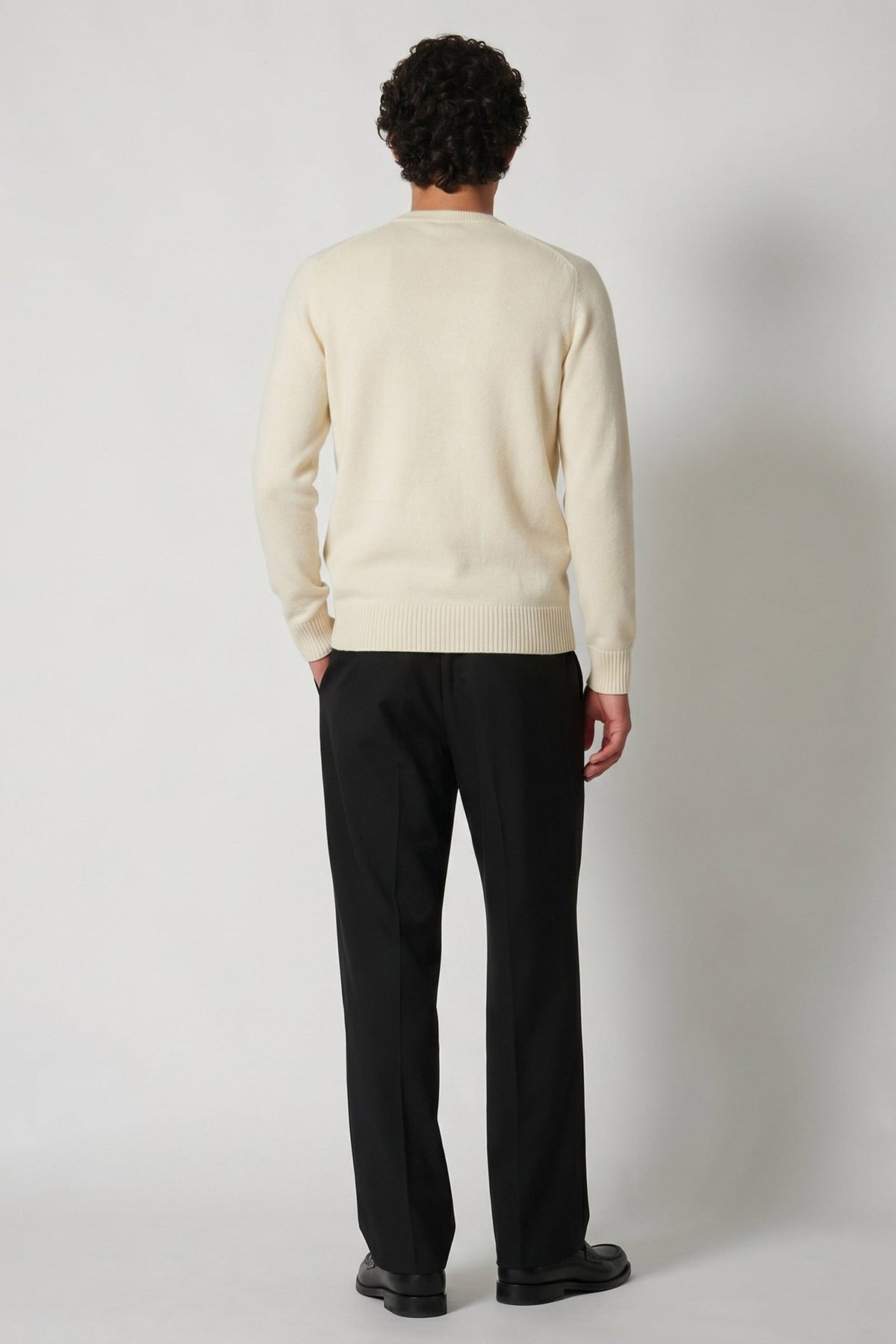 Girocollo 4 Fili in Puro Cashmere Latte
