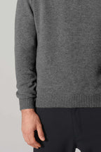 Girocollo 4 Fili in Puro Cashmere Silver