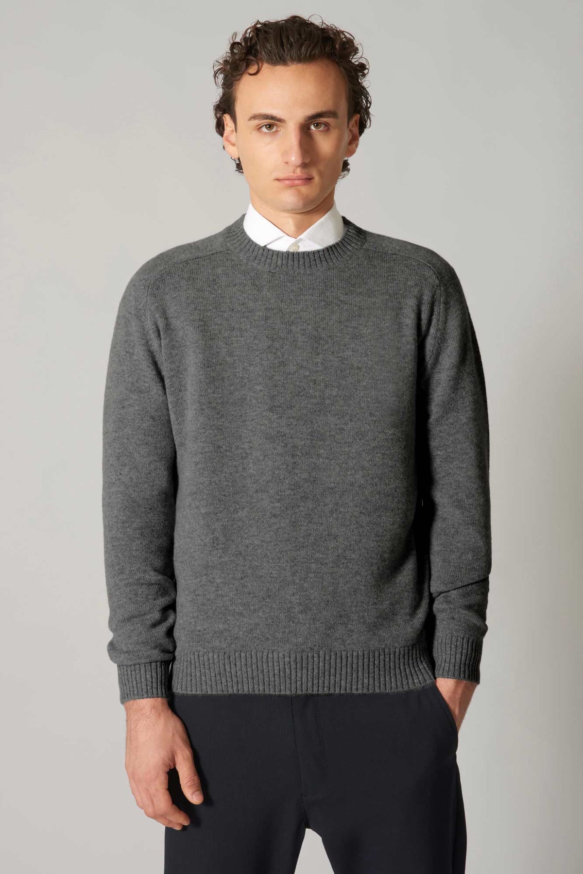 Girocollo 4 Fili in Puro Cashmere Dune