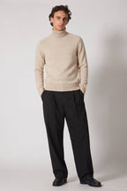 Dolcevita 4 Fili in Puro Cashmere Avena