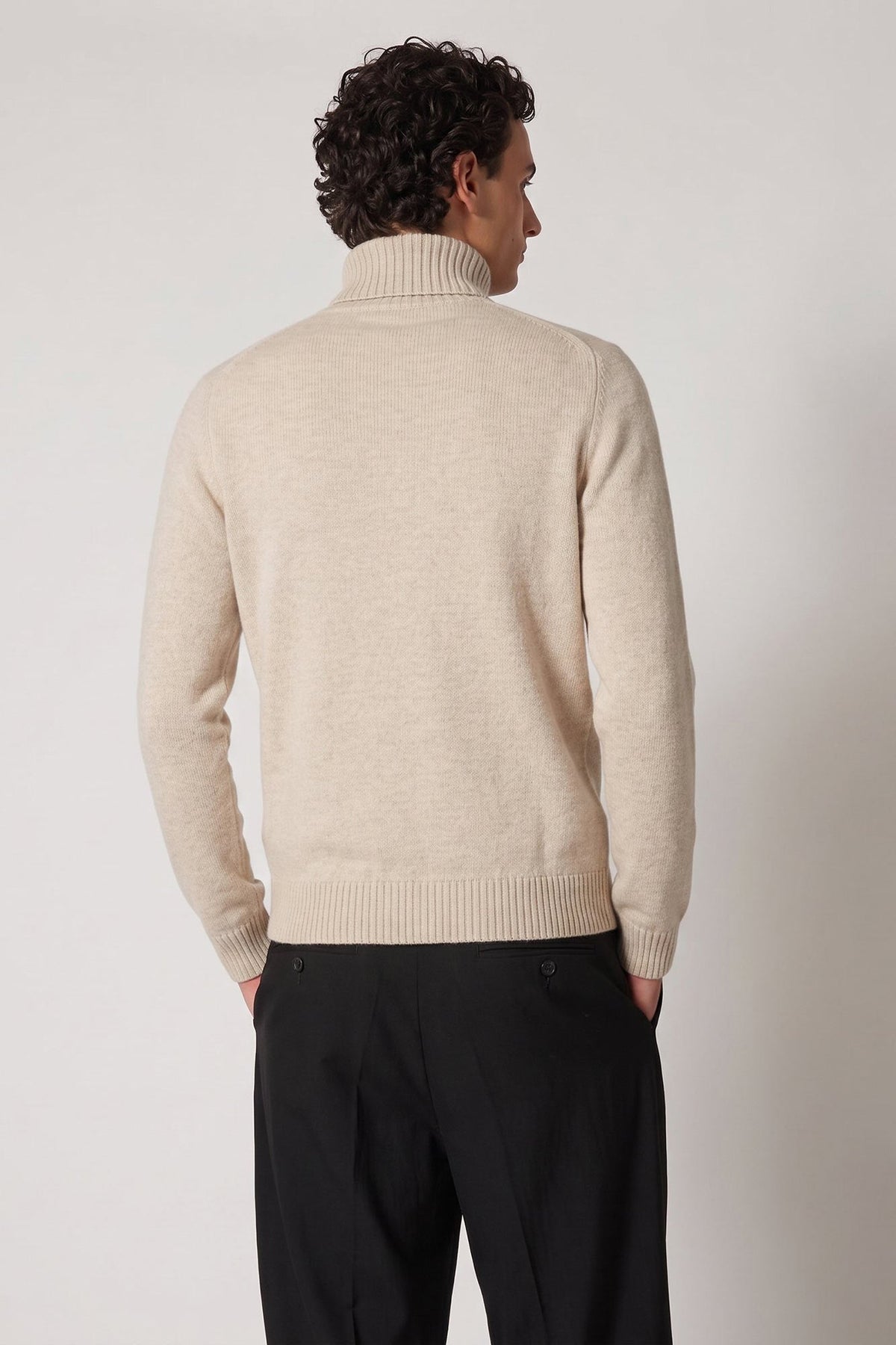 Dolcevita 4 Fili in Puro Cashmere Avena