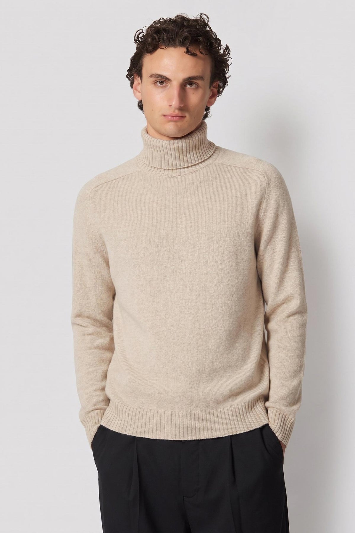 Dolcevita 4 Fili in Puro Cashmere Avena