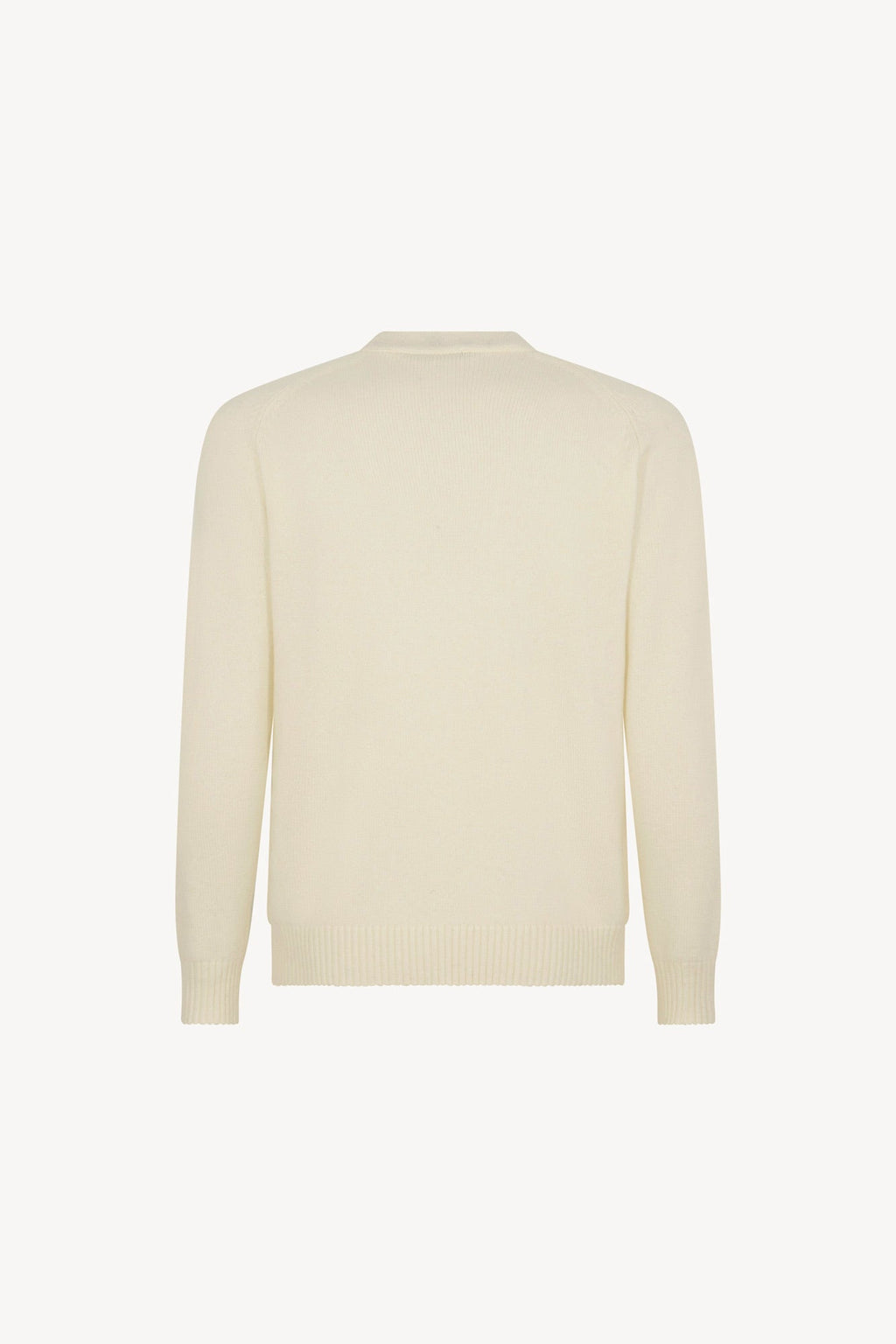 Cardigan 4 Fili in Puro Cashmere Latte