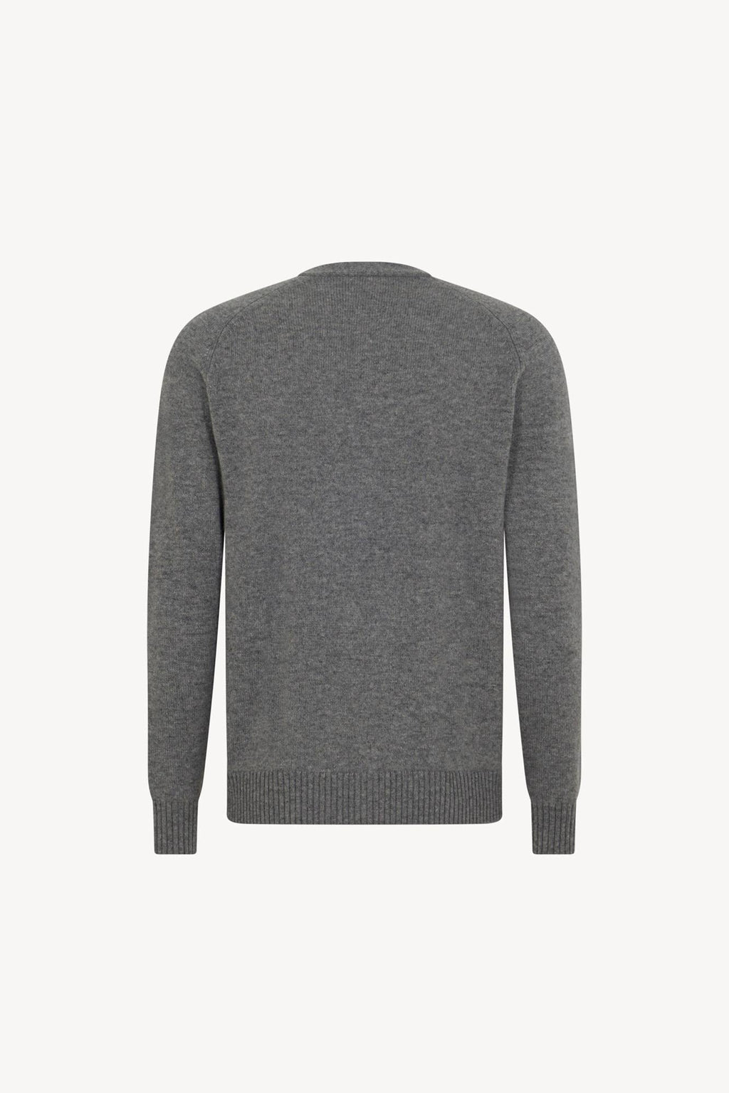 Cardigan 4 Fili in Puro Cashmere Silver