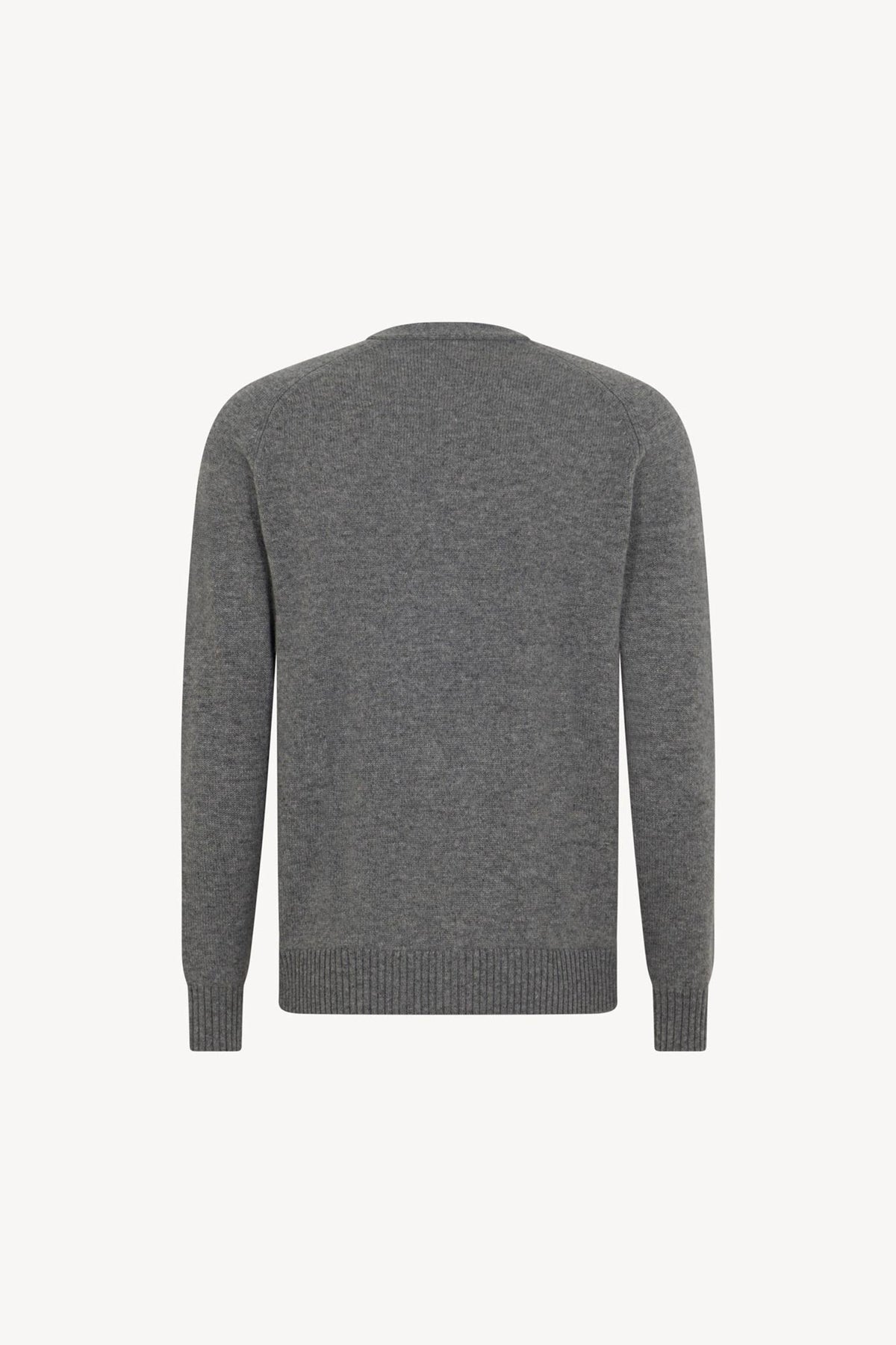 Cardigan 4 Fili in Puro Cashmere Silver