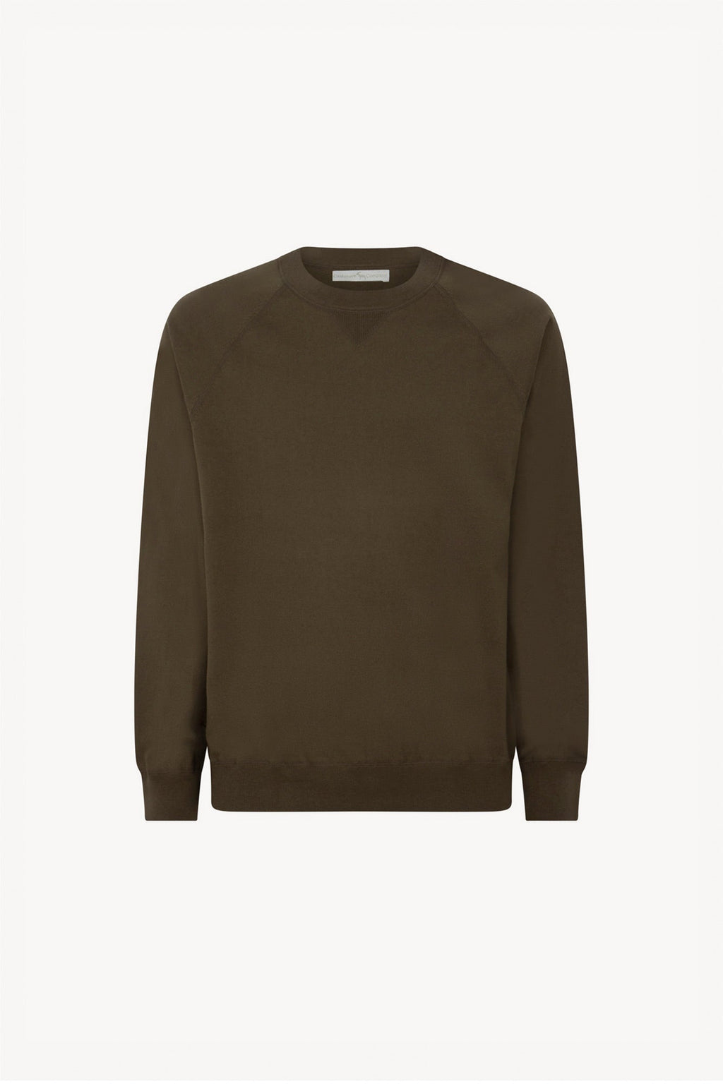 Felpa Girocollo in Cotone Cashmere Color Fango
