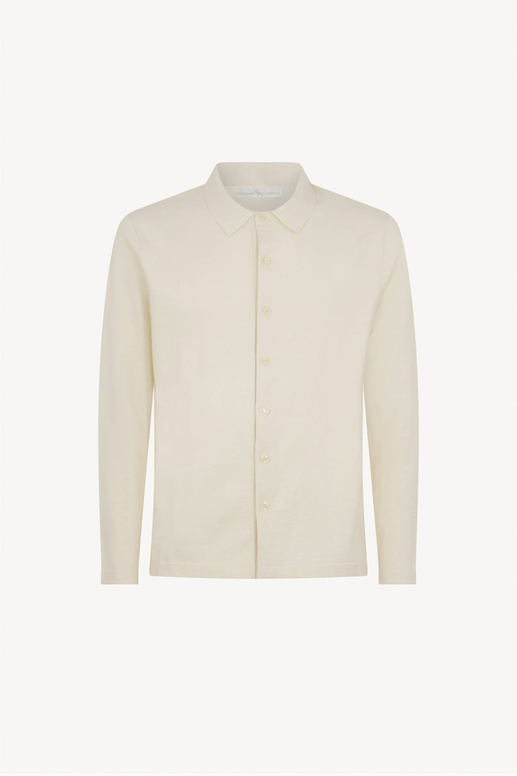 Camicia in Cotone Cashmere Avorio