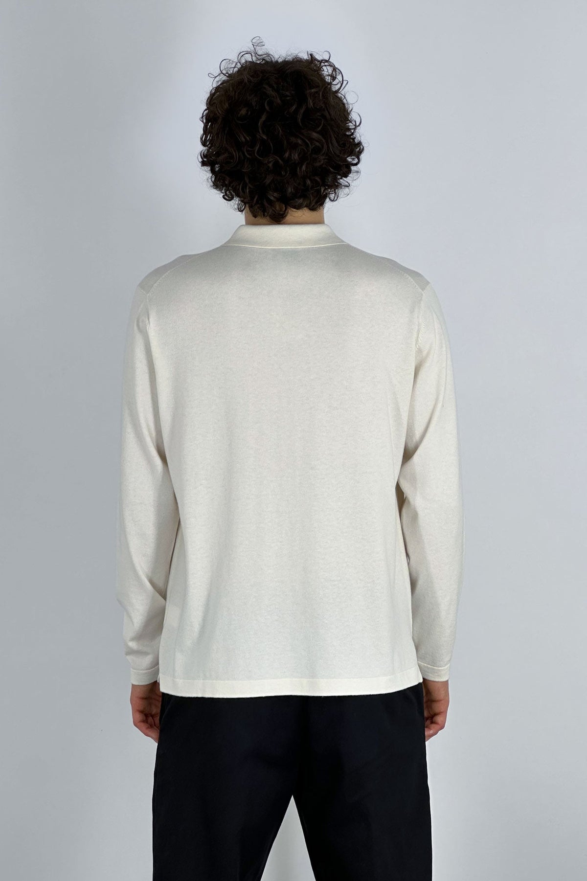 Camicia in Cotone Cashmere Avorio