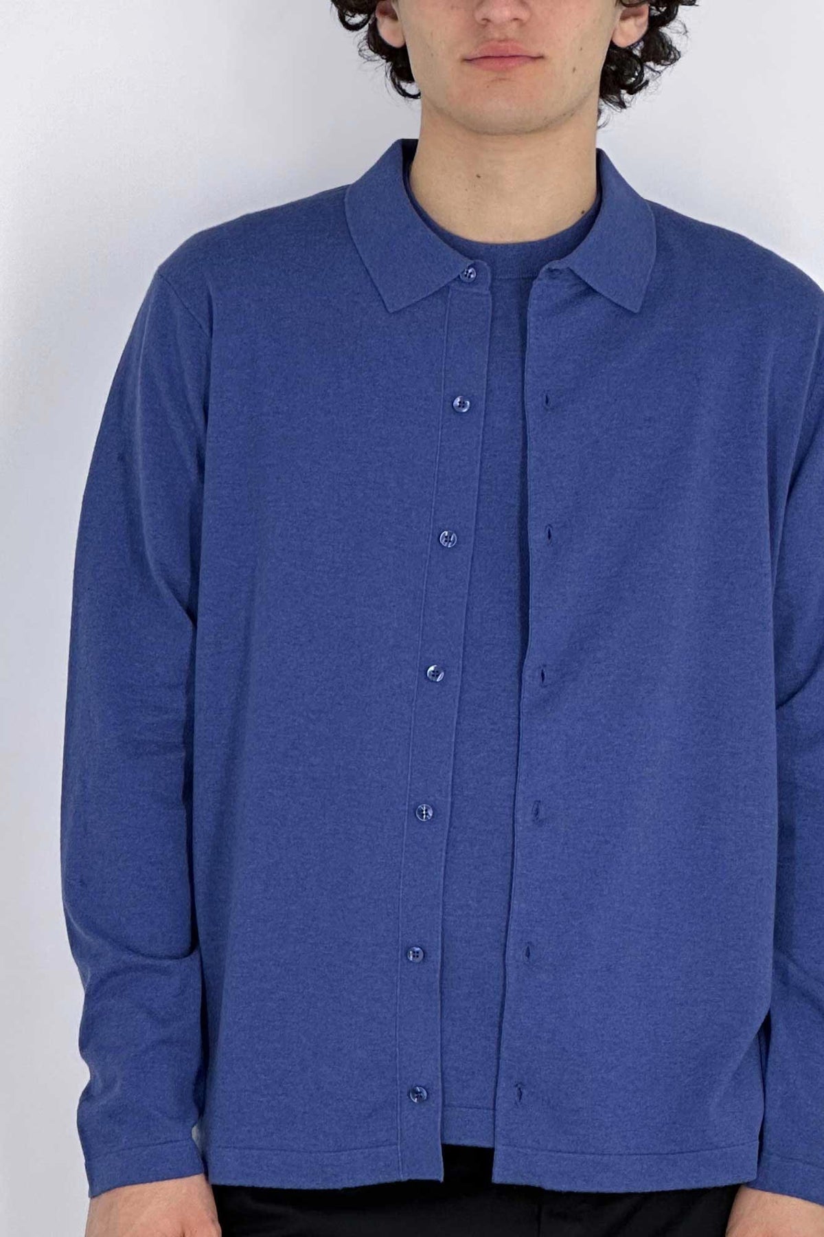 Camicia in Cotone Cashmere Denim