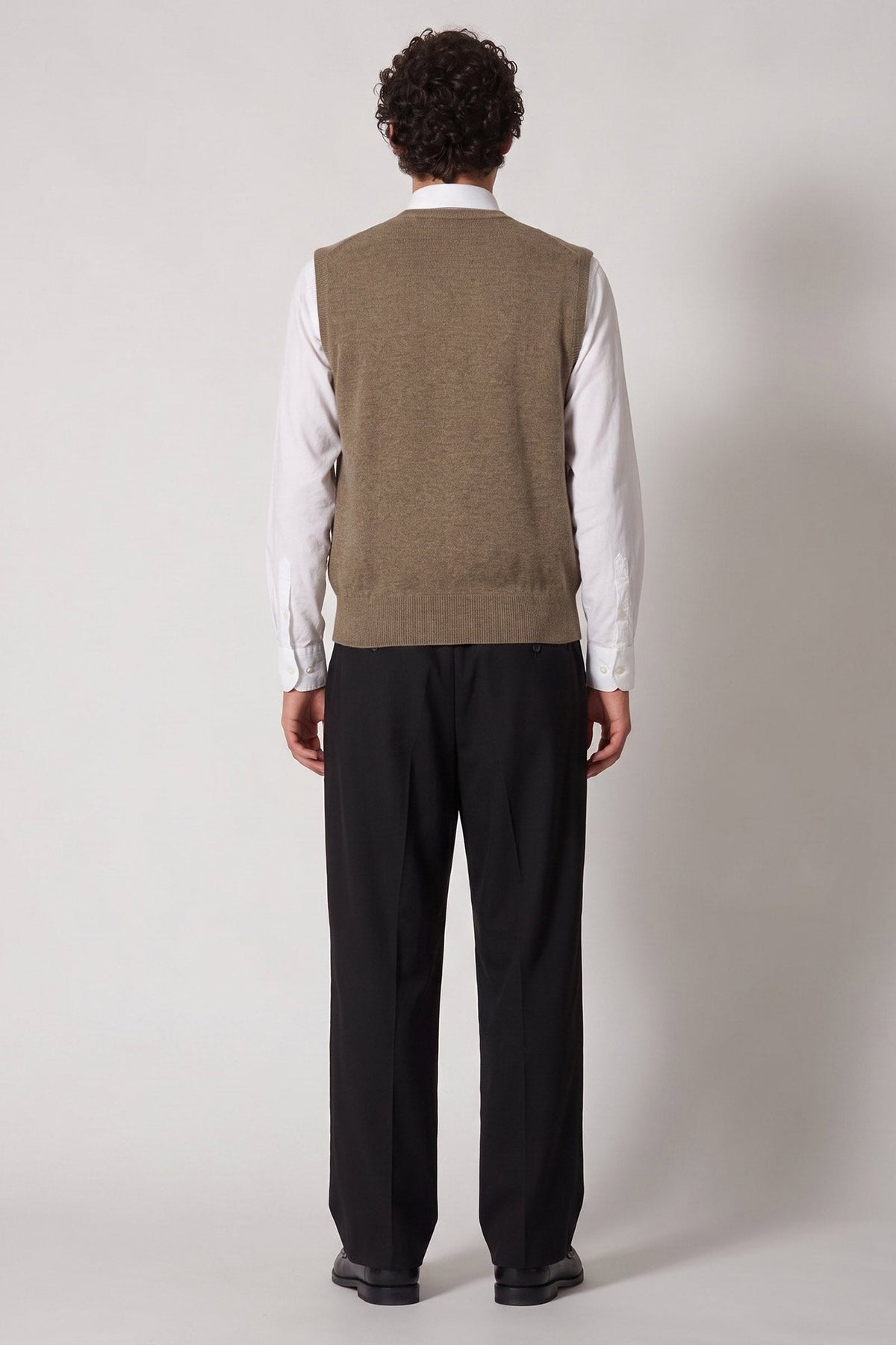 Gilet con Bottoni in Puro Cashmere Dune