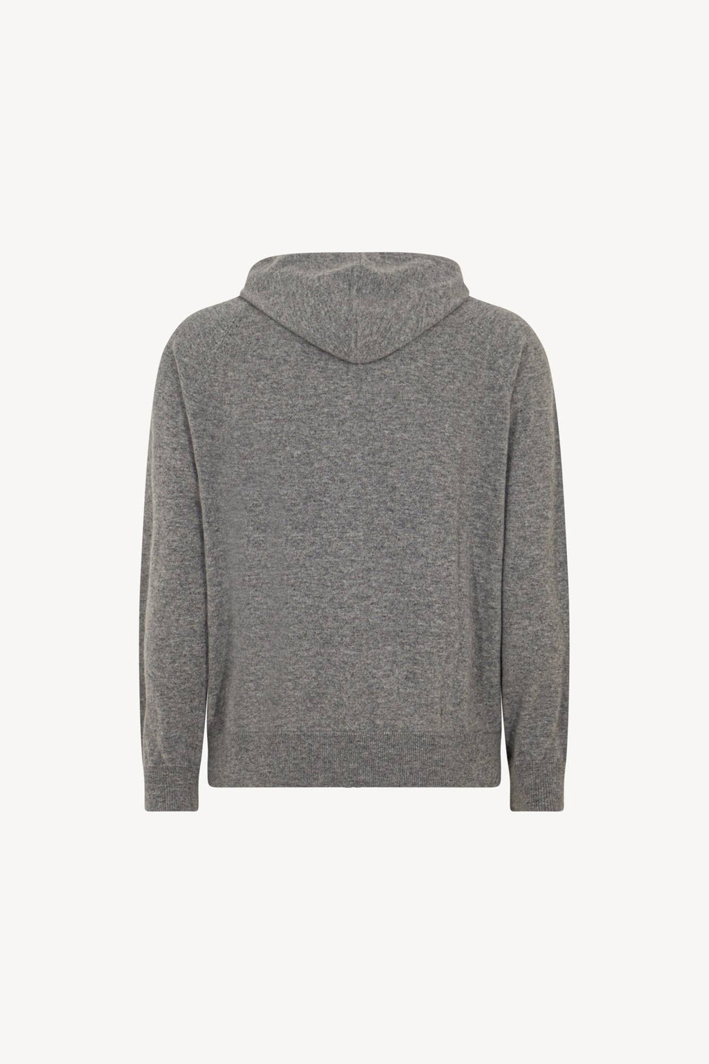 Felpa Uomo con Cappuccio in Puro Cashmere Silver