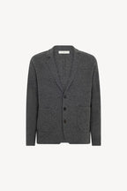 Blazer in Maglia Stoffa in Puro Cashmere Flanella