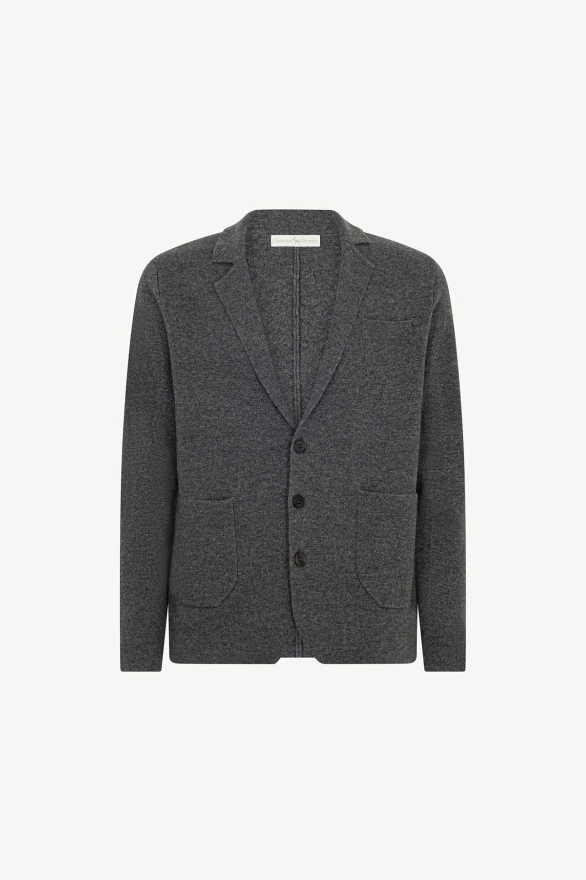 Blazer in Maglia Stoffa in Puro Cashmere Flanella