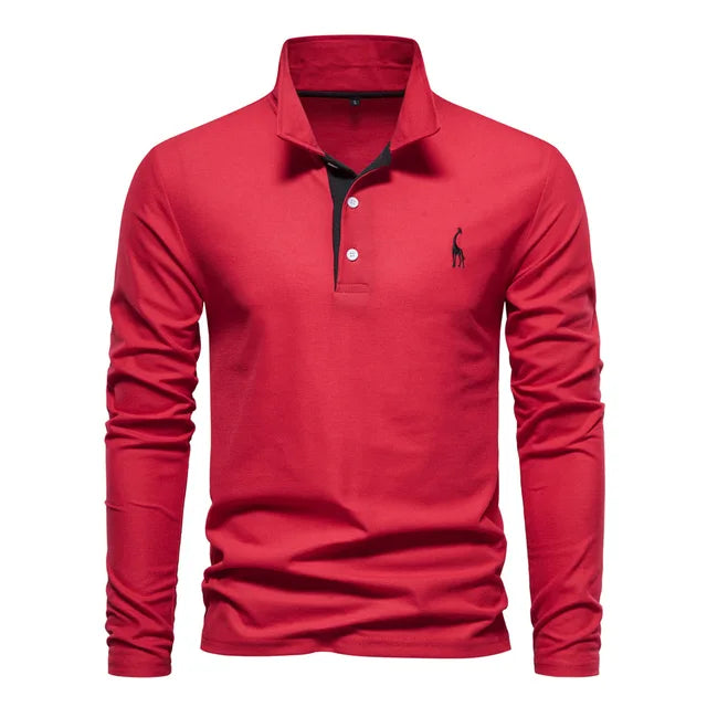 Audren | polo elegante a maniche lunghe