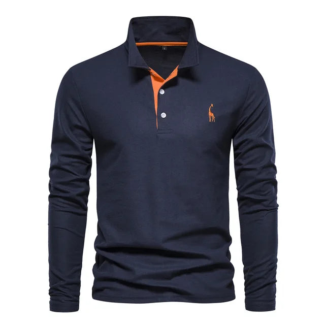 Audren | polo elegante a maniche lunghe