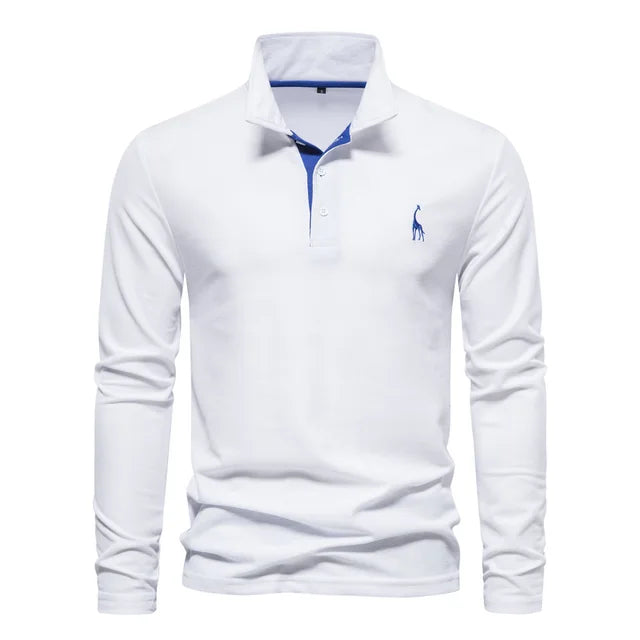 Audren | polo elegante a maniche lunghe
