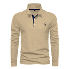 Audren | polo elegante a maniche lunghe