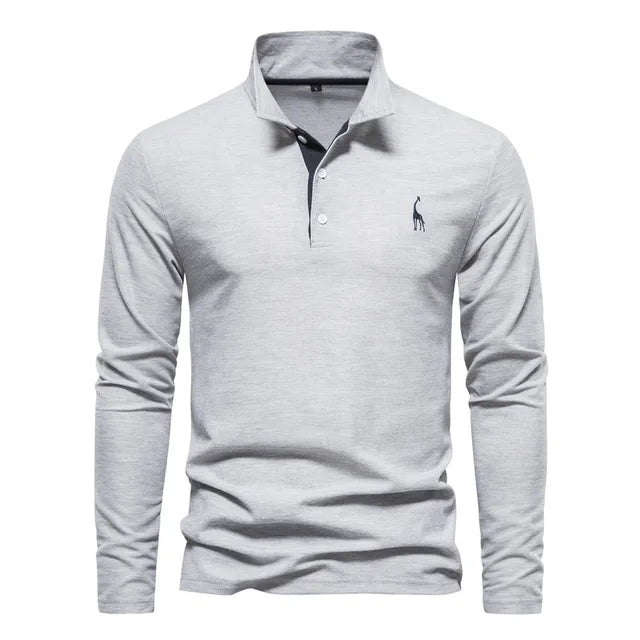 Audren | polo elegante a maniche lunghe