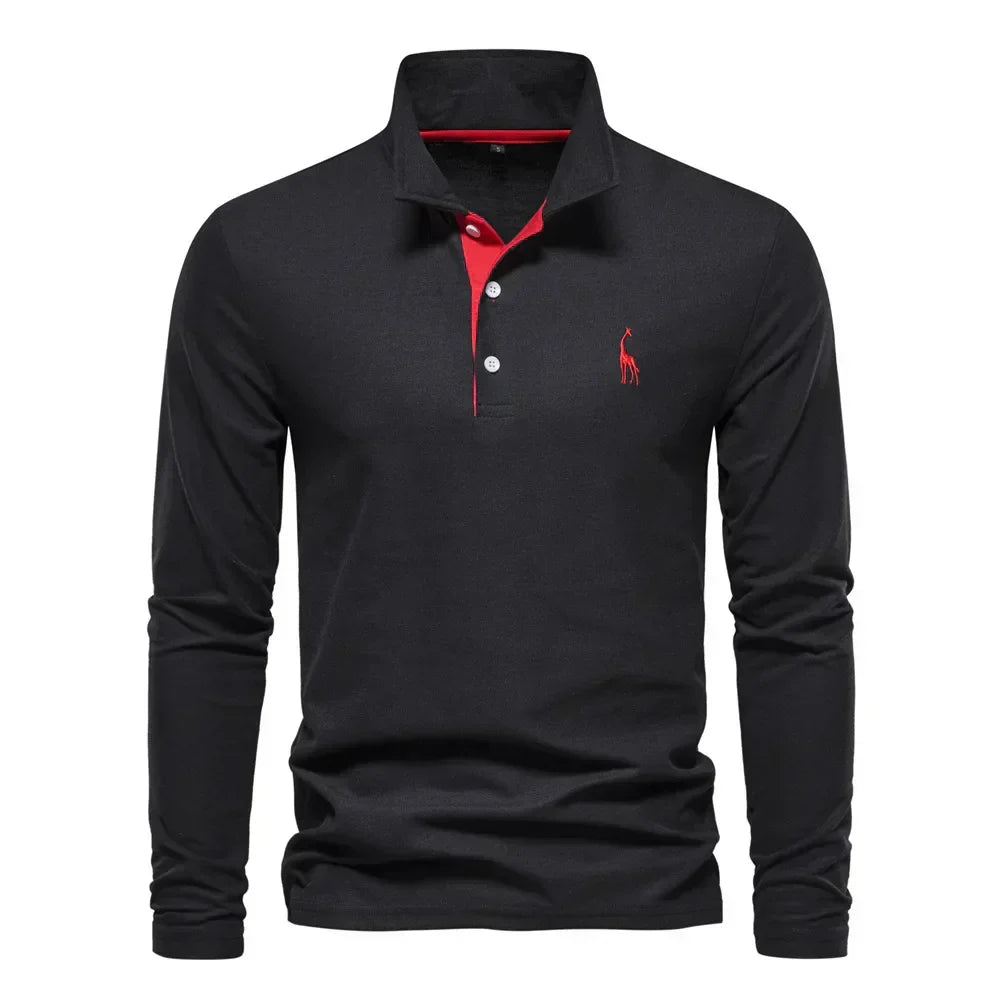 Audren | polo elegante a maniche lunghe