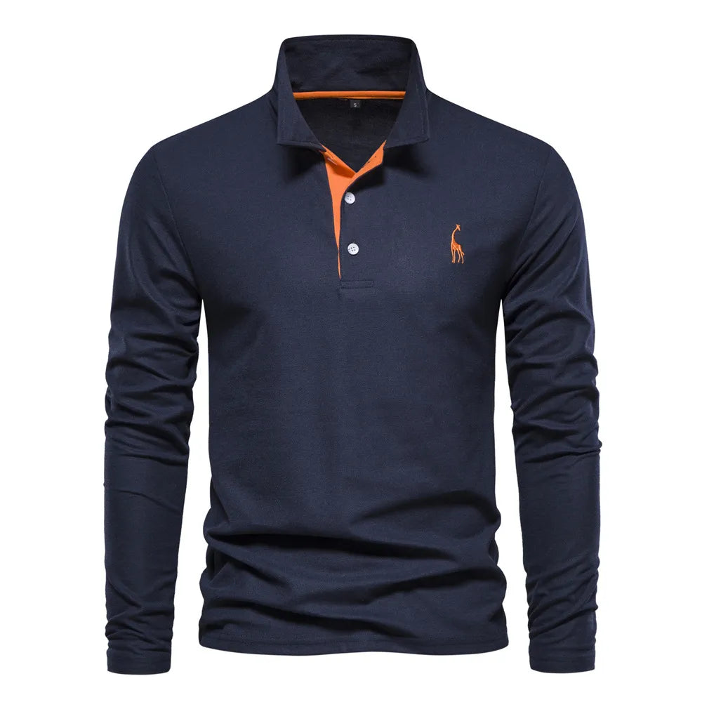 Audren | polo elegante a maniche lunghe