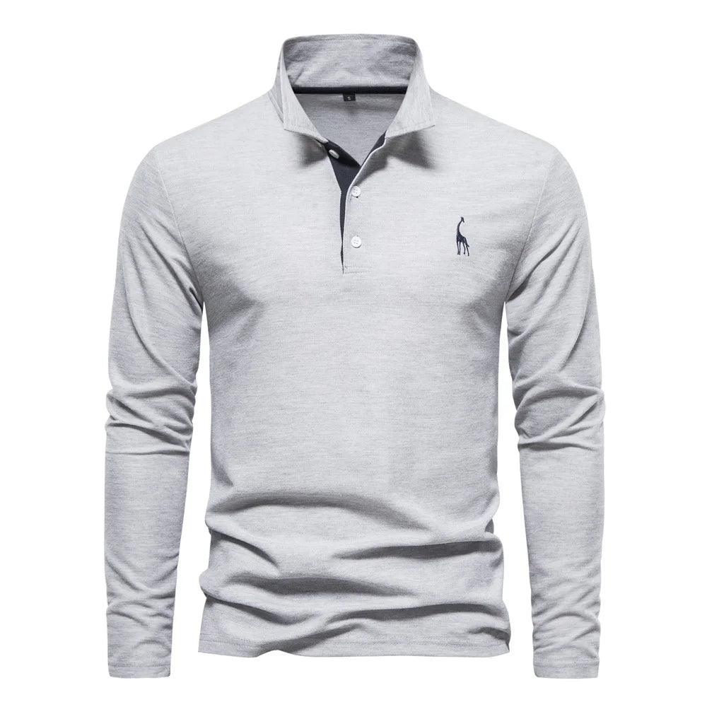 Audren | polo elegante a maniche lunghe