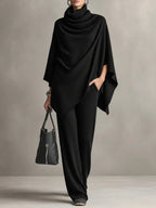 Mallory | Elegant Drape Two-Piece Set