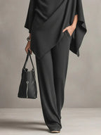 Mallory | Elegant Drape Two-Piece Set
