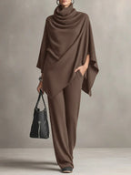 Mallory | Elegant Drape Two-Piece Set