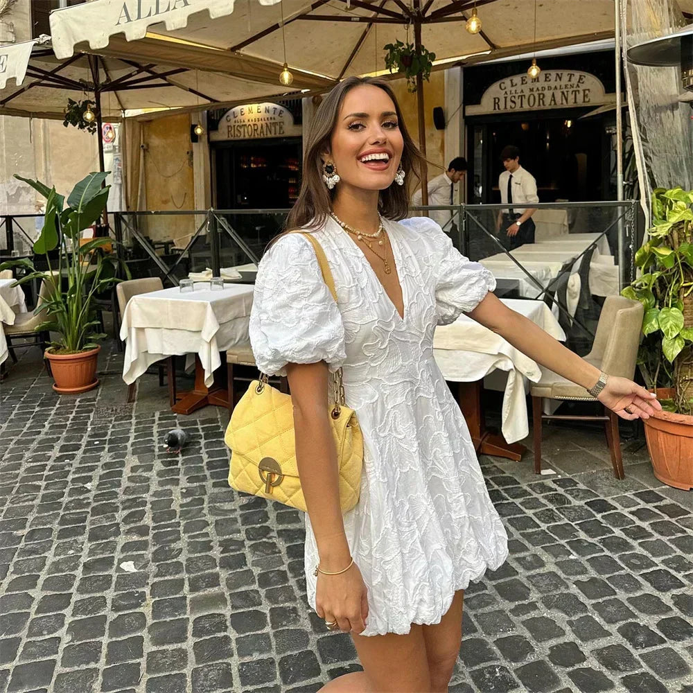 Gytha - Elegante abito bianco per donne