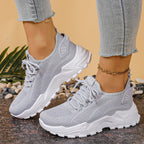 Altezza | Sneakers Platform Bianche