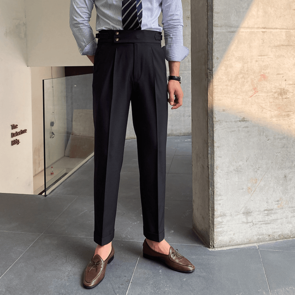 Edward | Pantaloni eleganti a vita alta