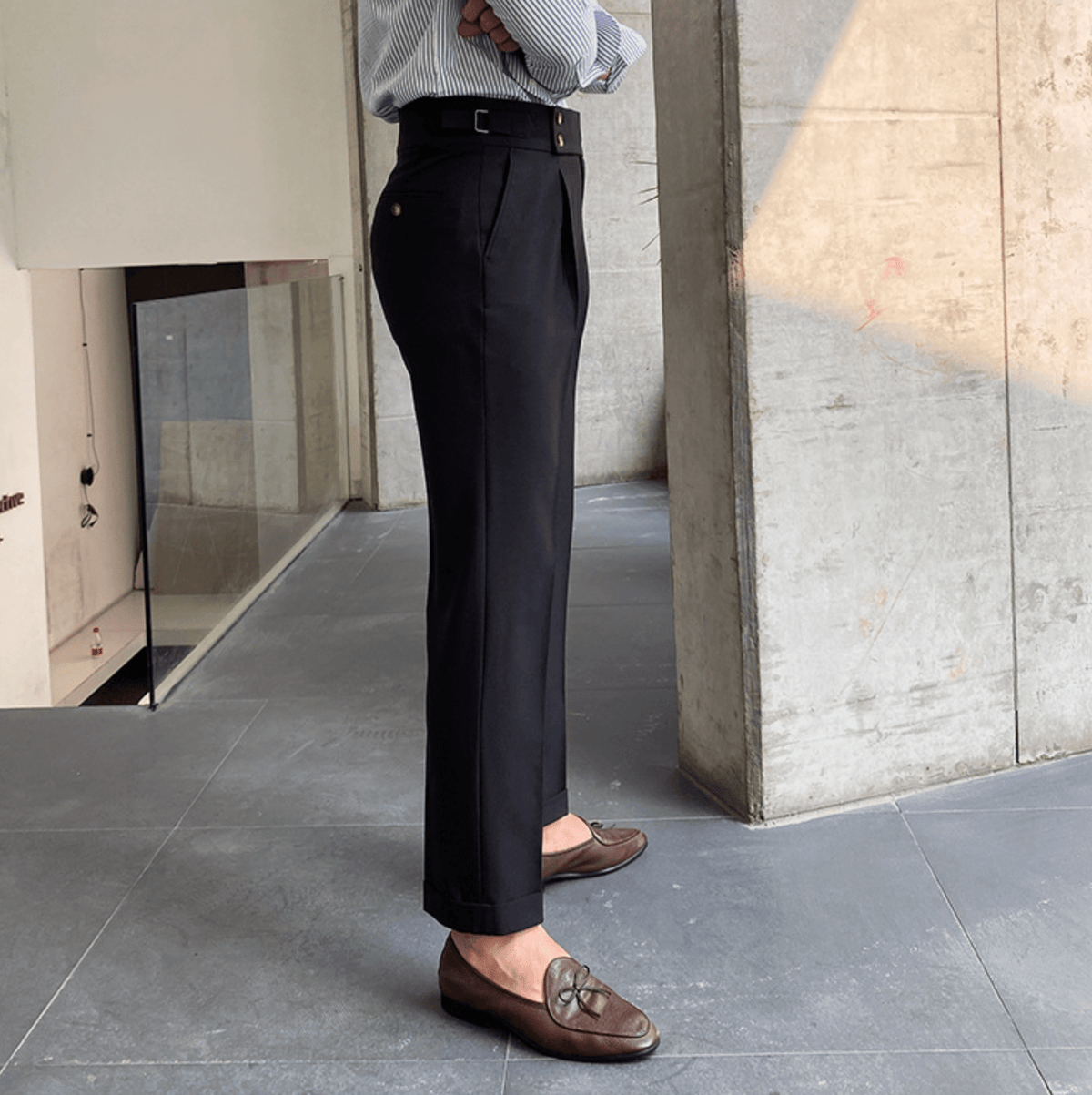 Edward | Pantaloni eleganti a vita alta