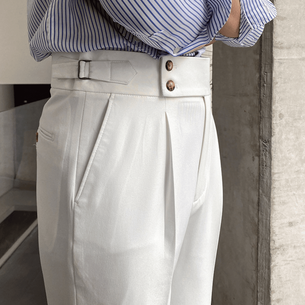 Edward | Pantaloni eleganti a vita alta