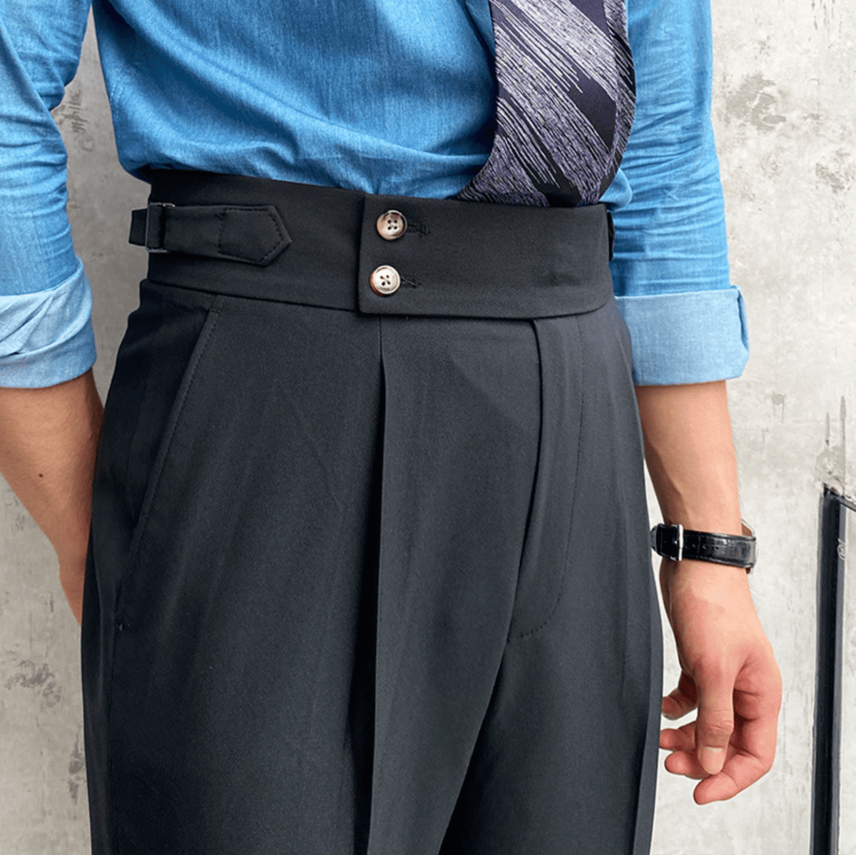 Edward | Pantaloni eleganti a vita alta