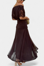 ALONDRA | FLORAL V-NECK MAXI DRESS