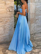 Ayelet - Abito Lungo a Pieghe, Versatile & Elegante