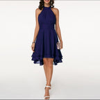 Melissa - Abito in chiffon con volant giocosi per donne