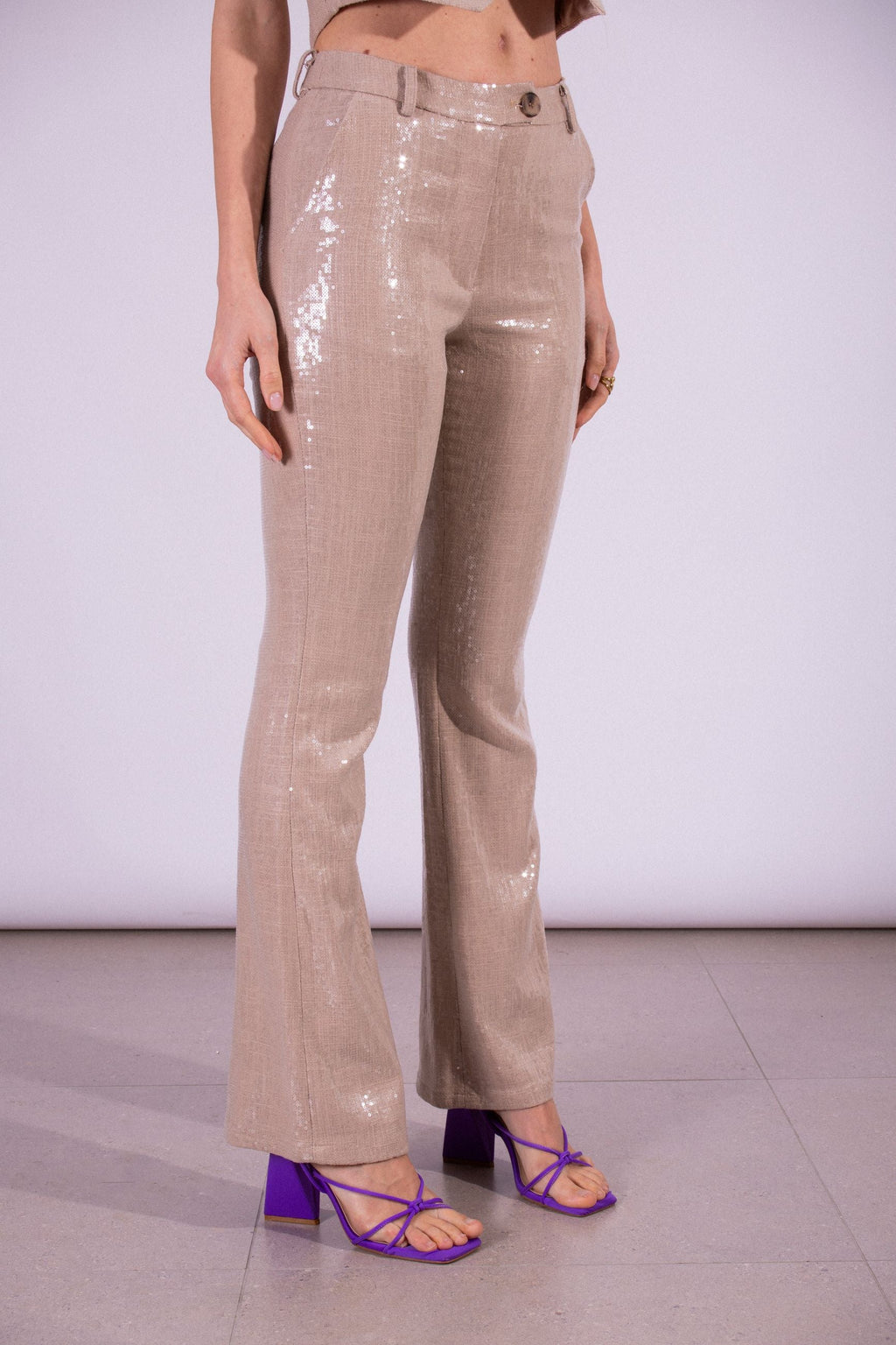 SILVIAN HEACH PANTALONE PAILLETTES