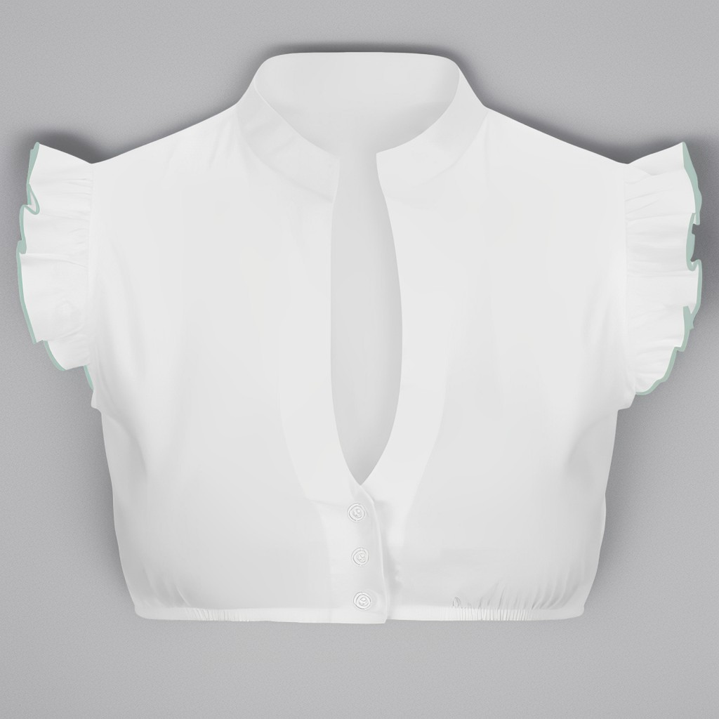 Abegail - Elegante camicetta a maniche corte per donne
