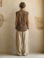 NATURAL | THREE-PIECE RELAXED SET
