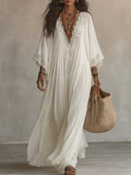 Adelaida | Abito lungo in chiffon