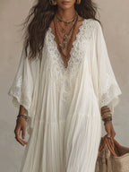 Adelaida | Abito lungo in chiffon
