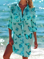 Emely - Abito camicia casual a taglio morbido per donne