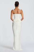 Leonor™ – Abito Maxi Elegante con Scollo Quadrato