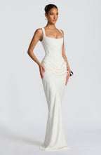 Leonor™ – Abito Maxi Elegante con Scollo Quadrato