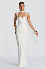 Leonor™ – Abito Maxi Elegante con Scollo Quadrato