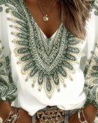 Elara | Paisley Print Blouse