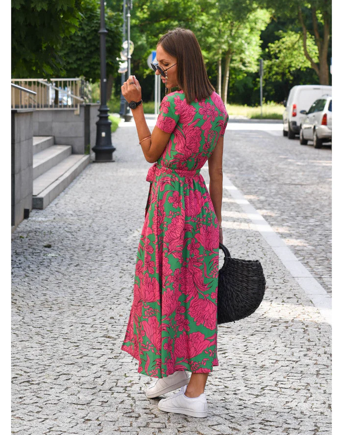 Eska - Versatile Abito Floreale per Donne
